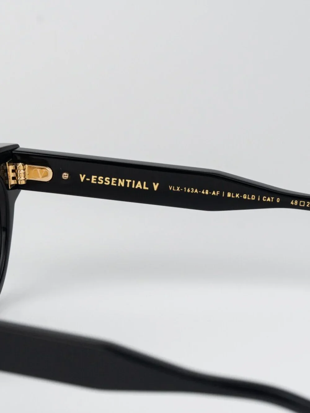 Valentino Women Eyeglasses Black Square V-ESSENTIAL-V VLX-163 A-AF